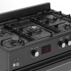 بوتجاز بيورتي 5 شعله FRGG9050 BL -Free standing gas cooker