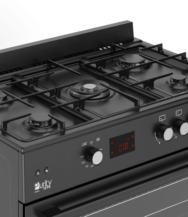 بوتجاز بيورتي 5 شعله FRGG9050 BL -Free standing gas cooker