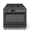 بوتجاز بيورتي 5 شعله FRGG9050 BL -Free standing gas cooker