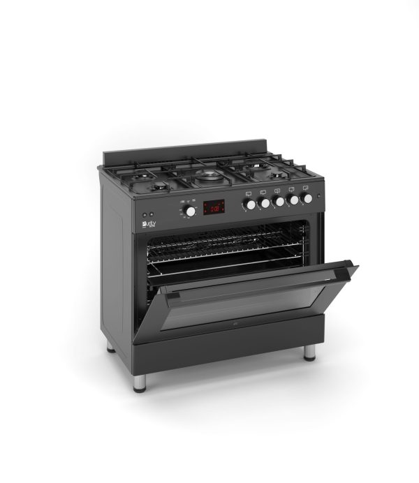 بوتجاز بيورتي 5 شعله FRGG9050 BL -Free standing gas cooker